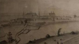 Wystawa „Wizerunek Miasta” w Muzeum Historii Kielc. Ks. Antoni Brygierski, Widok Kielc (1753-1756).Fot.Marek Klapa (PAP)