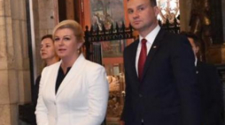 Prezydent RP Andrzej Duda i prezydent Chorwacji Kolinda Grabar-Kitarović. Fot. PAP/J. Bednarczyk