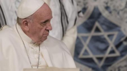 Papież Franciszek odwiedził synagogę w Rzymie. Fot. PAP/EPA
