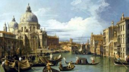 Giovanni Antonio Canal, "Canale Grande i kościół Santa Maria della Salute" (1730). Źródło: Łazienki Królewskie