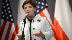 Premier Beata Szydło podczas spotkania z Polonią w USA. Fot. PAP/J. Turczyk