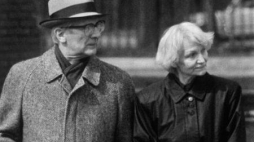 B. przywódca NRD Erich Honecker z żoną Margot w chilijskiej ambasadzie w Moskwie. 17.04.1992. Fot. PAP/EPA