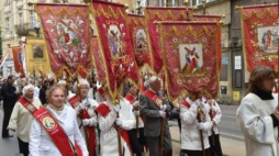 Tradycyjna procesja ku czci patrona Polski, św. Stanisława przeszła z Wawelu na Skałkę. Fot. PAP/J. Bednarczyk 