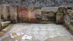Starożytne ruiny odkryte w trakcie budowy nowej stacji metra w Rzymie. Fot. PAP/EPA