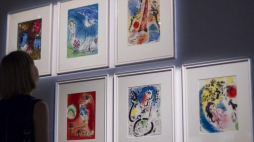 Wystawa „Marc Chagall i artyści europejskiej awangardy” w Muzeum Miejskim Wrocławia. Fot. PAP/A. Koźmiński
