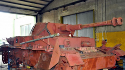 Panzer IV w trakcie rekonstrukcji. Fot. Muzeum Oręża Polskiego w Kołobrzegu
