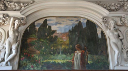 Obraz Samuela Hirszenberga w Sali Jadalnej Pałacu Poznańskich. Źródło: Muzeum Miasta Łodzi