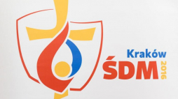 Logotyp Światowych Dni Młodzieży Kraków 2016. Fot. PAP/J. Kaczmarczyk