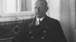 Komandor Józef Unrug, dowódca polskiej floty wojennej. 1928 r. Fot. NAC