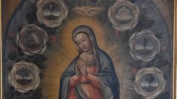 Obraz „Maria Immaculata w otoku różańcowym”. Fot. PAP/J. Bednarczyk 