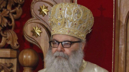 Prawosławny patriarcha antiocheński i całego Wschodu Jan X (C). Fot. PAP/A. Reszko