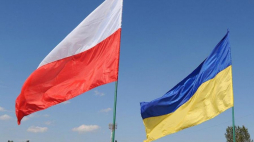 Polska i ukraińska flaga. Fot. PAP/D. Delmanowicz