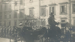 Członkowie Rady Regencyjnej: książę Zdzisław Lubomirski i hrabia Józef Ostrowski. 27.10.1917.  Źródło: BN Polona