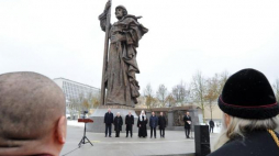 Odsłonięcie pomnika św. Włodzimierza w Moskwie. Fot. PAP/EPA