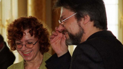 Alicja Wancerz-Gluza i Zbigniew Gluza. 2002 r. Fot. PAP/P. Rybarczyk