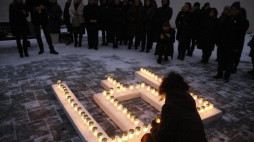 Upamiętnienie ofiar sowieckiego wojska z 13 stycznia 1991 r. Wilno, 12.01.2017. Fot. PAP/EPA