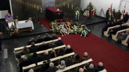Uroczystości pogrzebowe Marii Dmochowskiej na Cmentarzu Wojskowym na warszawskich Powązkach. Fot. PAP/T. Gzell 