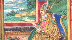 Pierwszy prymas Polski Mikołaj Trąba. Źródło: Wikimedia Commons