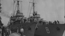 Niszczyciele ORP "Burza" i ORP "Wicher". 1934 r. Fot. NAC