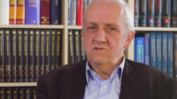 Prof. Andrzej Friszke. Źródło: serwis wideo PAP