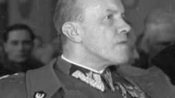 Dowódca Grupy Operacyjnej „Wisła” gen. Stefan Mossor. Fot. PAP/S. Dąbrowiecki