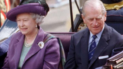 Brytyjska królowa Elżbieta II wraz z małżonkiem księciem Filipem. Fot. PAP/EPA