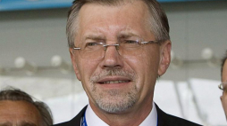Gediminas Kirkilas. 2008 r. Fot. PAP/EPA