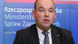 Wiceszef MSZ Jan Dziedziczak. Fot. PAP/P. Supernak