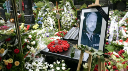 Uroczystości pogrzebowe generała Sławomira Petelickiego. Fot. PAP/R. Pietruszka