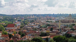 Panorama Wilna z Góry Zamkowej. Fot. PAP/J. Undro