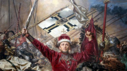 Fragment obrazu „Bitwa pod Grunwaldem” Jana Matejki. Fot. PAP/T. Gzell