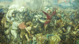 Fragment obrazu „Bitwa pod Grunwaldem” Jana Matejki. Fot. PAP/P. Kula