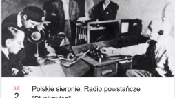 Cykl "Polskie sierpnie": pierwsze spotkanie nt. radia powstańczego "Błyskawica". Źródło: profil stołecznego "Przystanku Historia" IPN na Facebooku