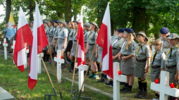 Uroczystości 97. rocznicy obrony Płocka przed bolszewikami w 1920 r. na Cmentarzu Garnizonowym w Płocku. Fot. PAP/G. Michałowski 