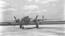 Bombowiec B-25 „Mitchell”. Fot. U.S. Air Force. Źródło: Wikimedia Commons