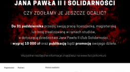 Konkurs „Dziedzictwo Jana Pawła II i Solidarności”
