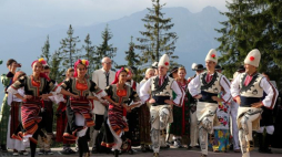 48. Międzynarodowego Festiwalu Folkloru Ziem Górskich.  Zakopane, 21.08.2016. Fot. PAP/G. Momot
