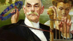 Jacek Malczewski "Portret Władysława Żeleńskiego"; zbiory Muzeum Narodowego w Warszawie. Źródło: Wikimedia Commons