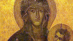 Salus Populi Romani - wizerunek Matki Bożej Śnieżnej. Źródło: Wikipedia