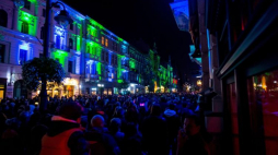 Light Move Festival w Łodzi, 2017 r. Fot. PAP/G. Michałowski