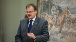 Jan Józef Kasprzyk, szef Urzędu ds. Kombatantów i Osób Represjonowanych. Fot. PAP/R. Guz
