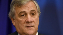 Szef PE Antonio Tajani. Fot. PAP/EPA