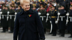 Prezydent Litwy Dalia Grybauskaite. Fot. PAP/L. Szymański