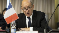Jean-Yves Le Drian. Fot. PAP/EPA