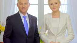 Para prezydencka złożyła Polakom świąteczne życzenia. Źródło: YouTube
