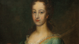 Malarz nieznany, Portret damy w zielonej sukni, XVIII w. Źródło: MNKi