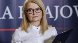 Rzeczniczka Prokuratury Krajowej Ewa Bialik. 2017 r. Fot. PAP/R. Guz