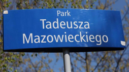 Uroczystość nadania imienia Tadeusza Mazowieckiego parkowi śródmiejskiemu, 18 bm. w Warszawie. Fot. PAP/T. Gzel