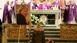 Uroczystości pogrzebowe Ewy Dyakowskiej-Berbeki w sanktuarium na zakopiańskich Krzeptówkach. Fot. PAP/G. Momot