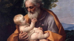 Guido Reni, Święty Józef z Dzieciątkiem Jezus. Źródło: Wikimedia Commons
